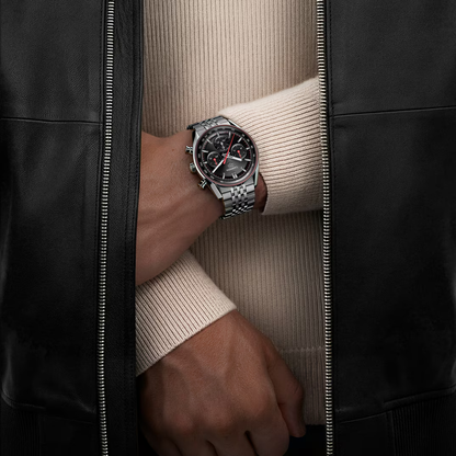 T. H. Carrera Black 41 mm Steel