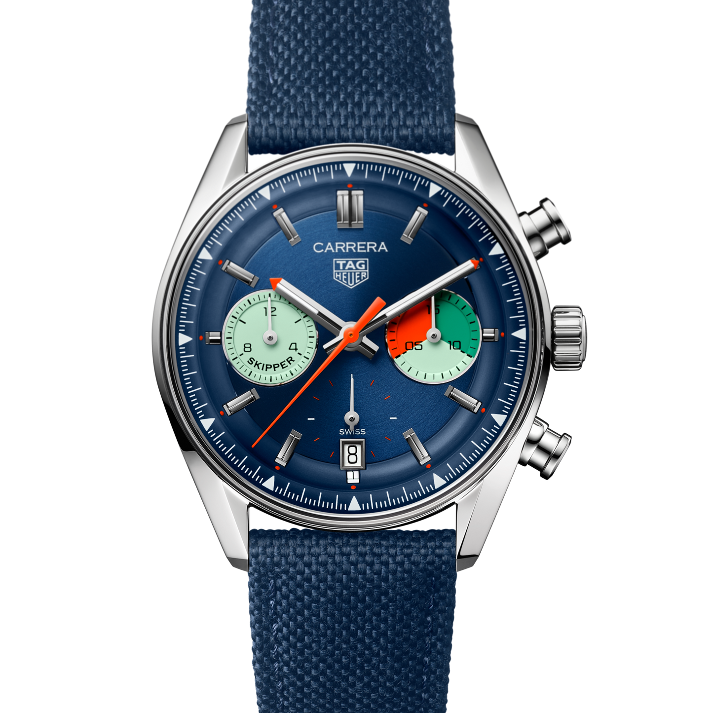 T. H. Carrera Skipper Silver 39 mm