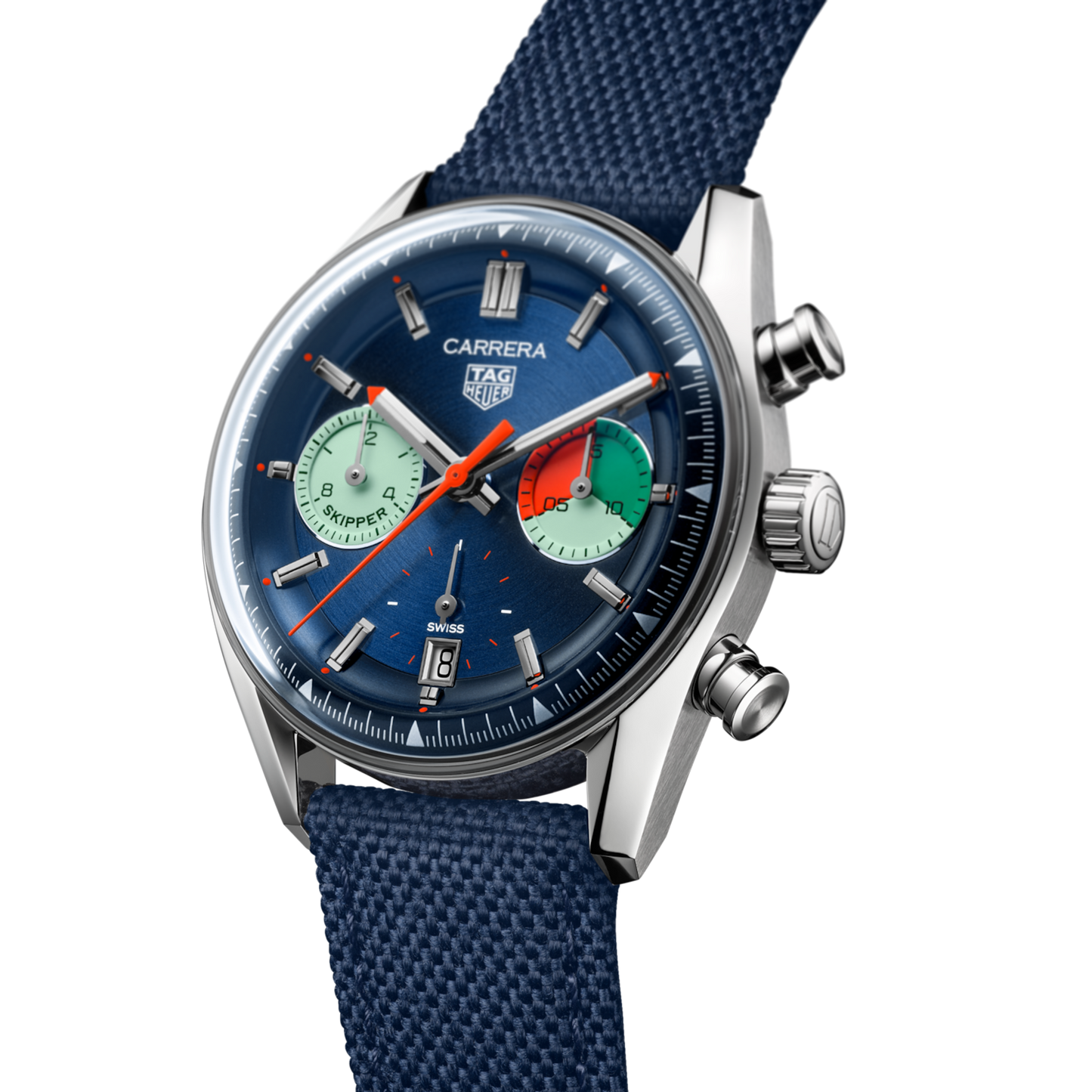 T. H. Carrera Skipper Silver 39 mm