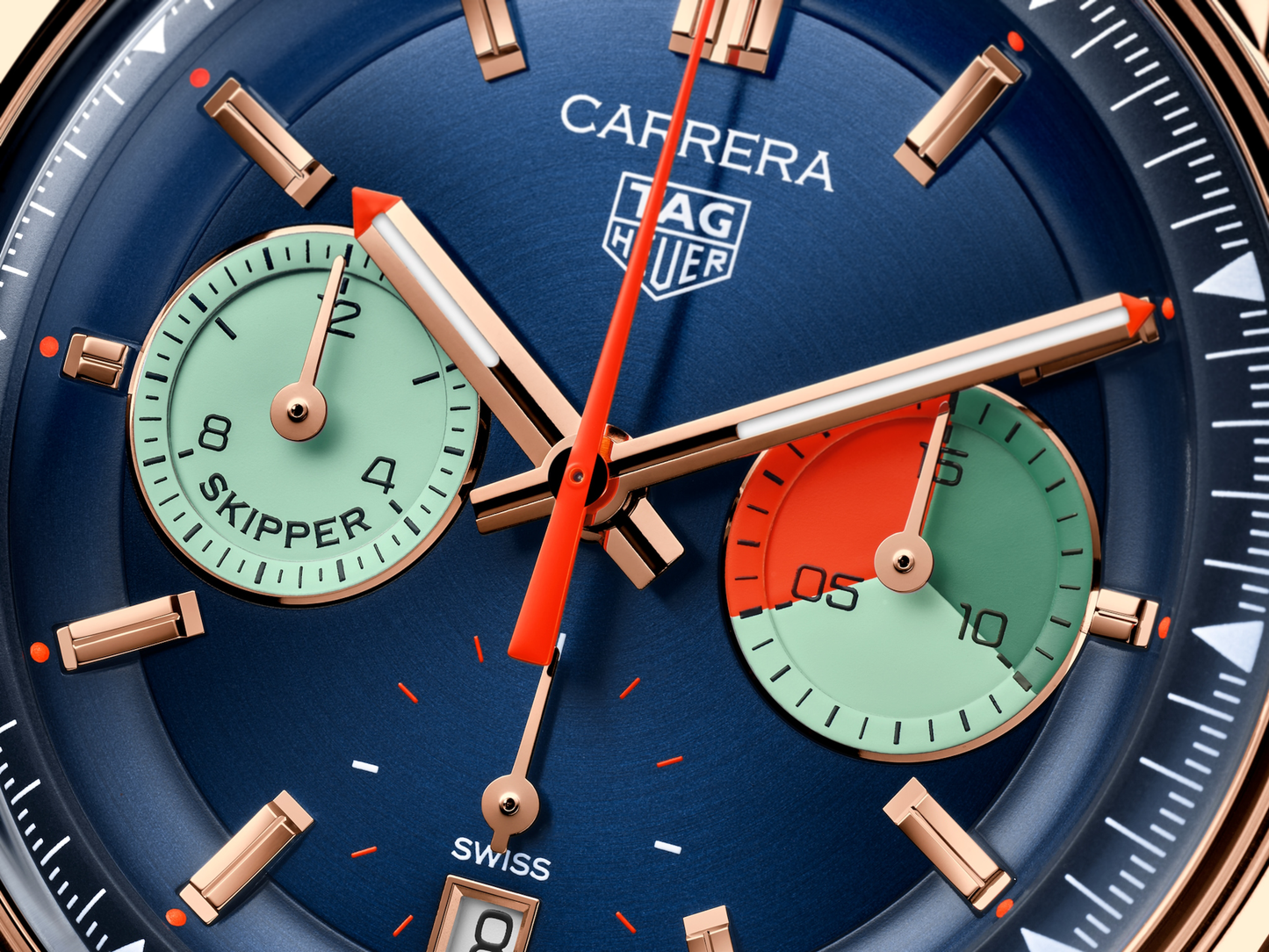 T. H. Carrera Skipper Gold 39 mm