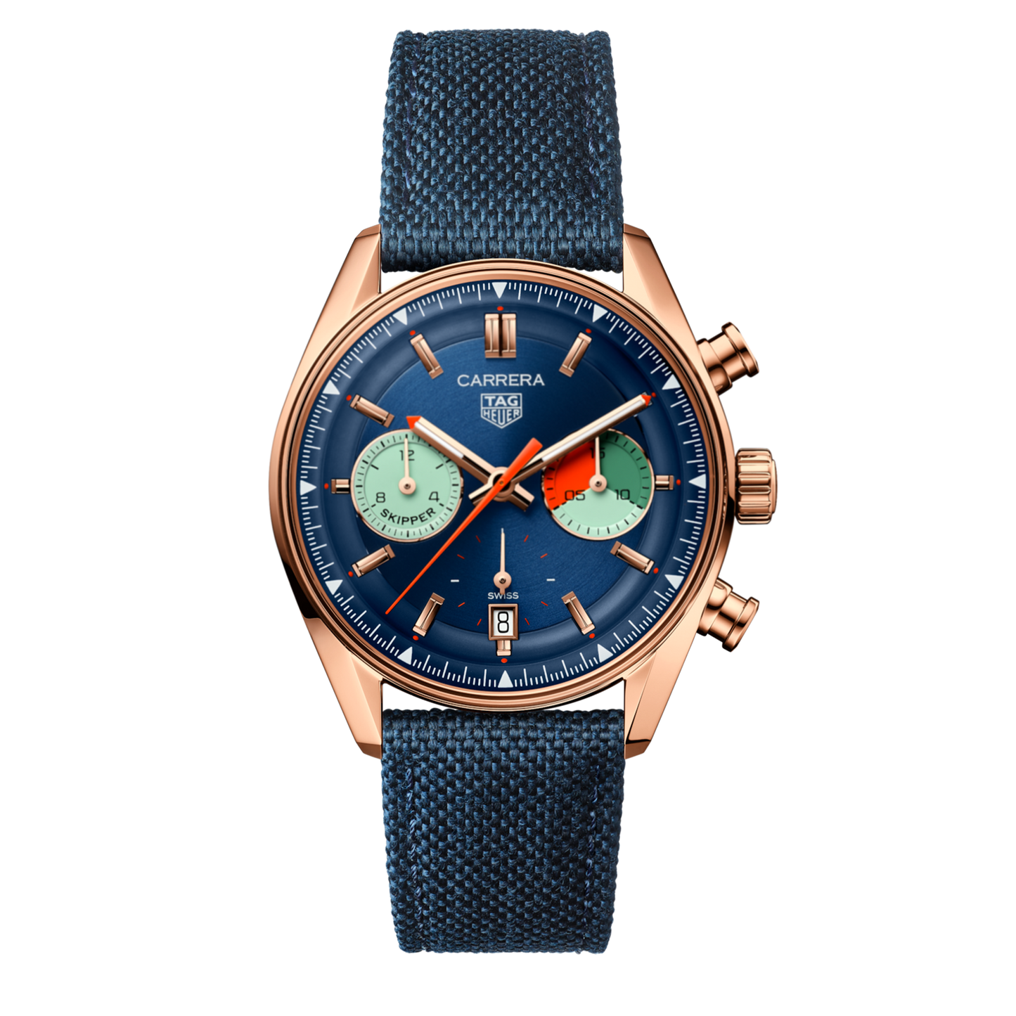 T. H. Carrera Skipper Gold 39 mm
